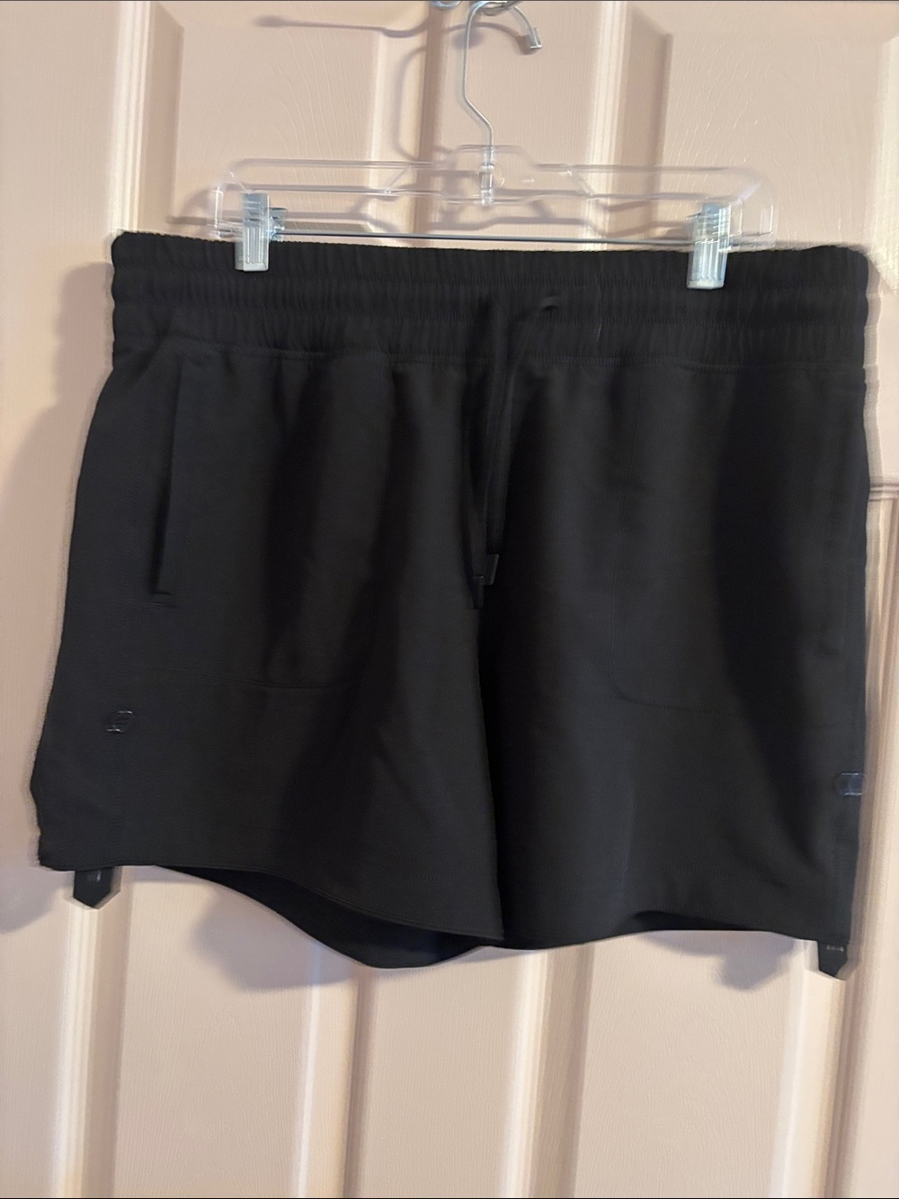 90 Degree By Reflex Black Athletic Shorts
